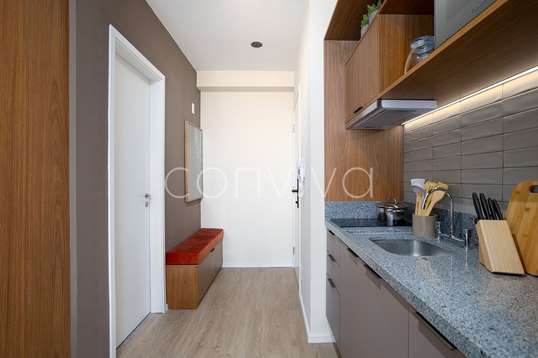 NAG1401 camas queen | varanda c/ vista | Pinheiros