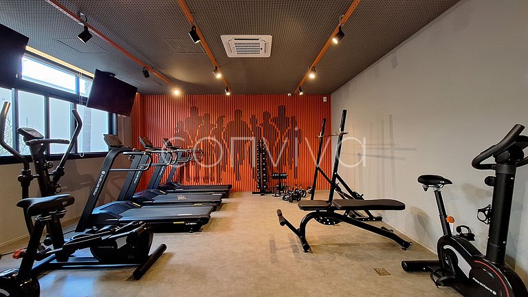 NAG1401 camas queen | varanda c/ vista | Pinheiros