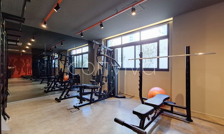 NAG1401 camas queen | varanda c/ vista | Pinheiros