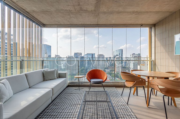 FI196 Studio con una vista increíble en el piso 19