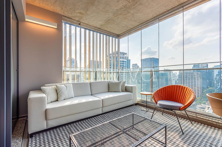 FI196 Vista incrível no Forma Itaim do 19º andar