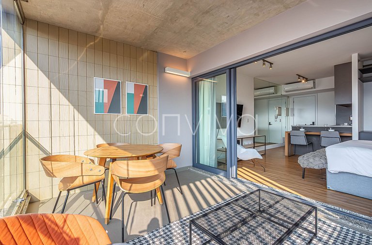 FI196 Studio con una vista increíble en el piso 19