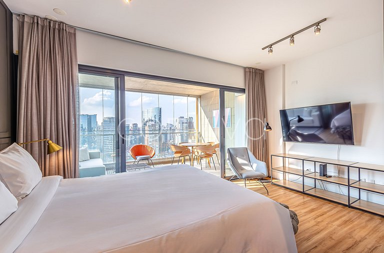 FI196 Studio con una vista increíble en el piso 19