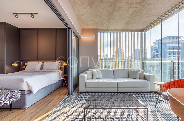 FI196 Studio con una vista increíble en el piso 19