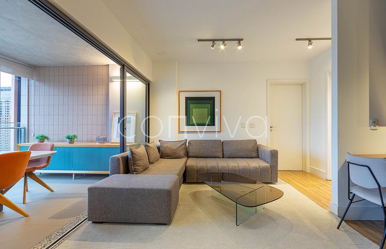 FI185 Vista do Itaim Bibi | Cama King | 90m²