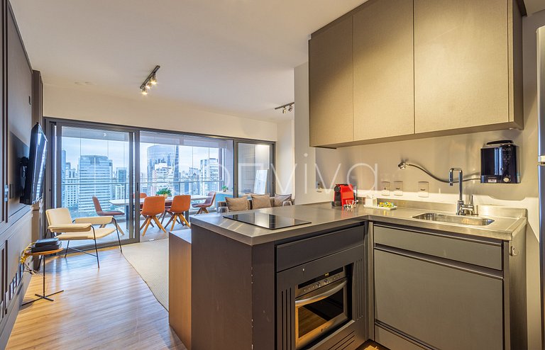 FI185 Vista do Itaim Bibi | Cama King | 90m²