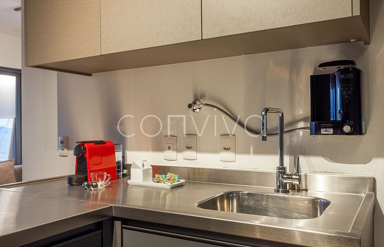 FI185 Vista do Itaim Bibi | Cama King | 90m²