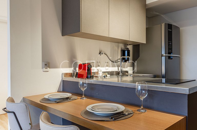 FI185 Vista do Itaim Bibi | Cama King | 90m²