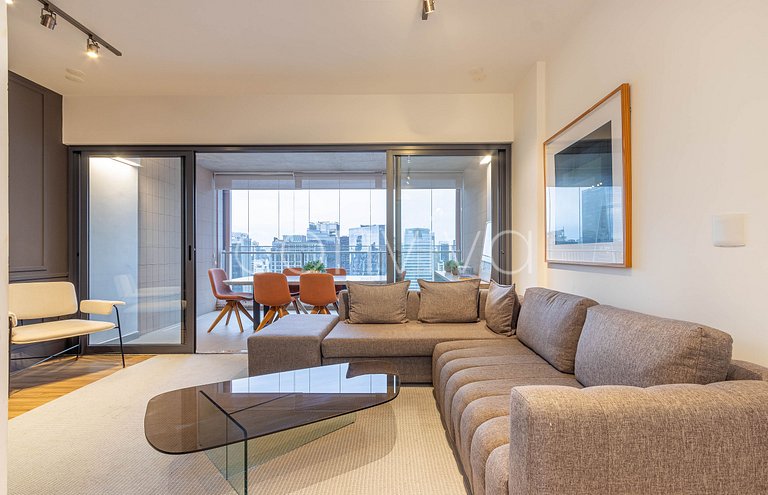 FI185 Vista do Itaim Bibi | Cama King | 90m²