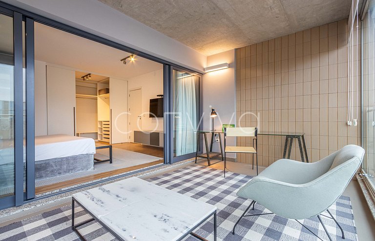 FI185 Vista do Itaim Bibi | Cama King | 90m²