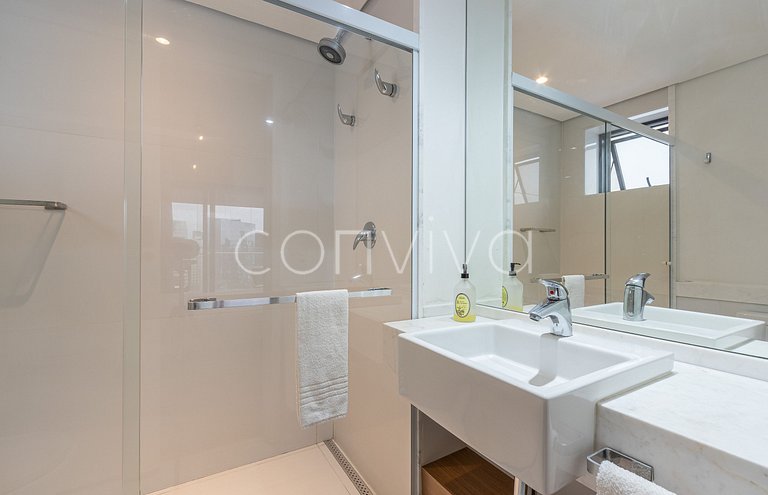 FI185 Vista do Itaim Bibi | Cama King | 90m²