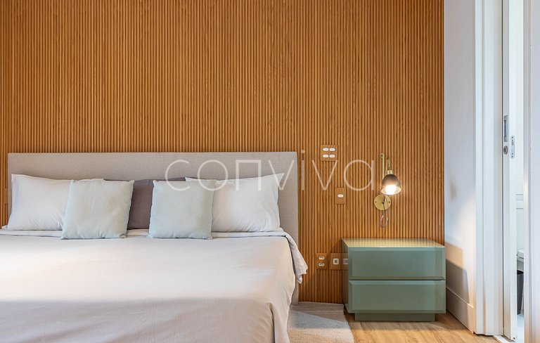 FI185 Vista do Itaim Bibi | Cama King | 90m²