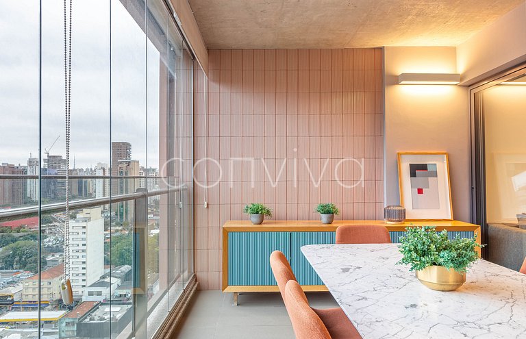 FI185 Vista do Itaim Bibi | Cama King | 90m²