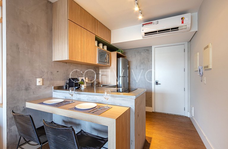 FI122 Itaim Bibi | 12º andar | Piscina/Academia