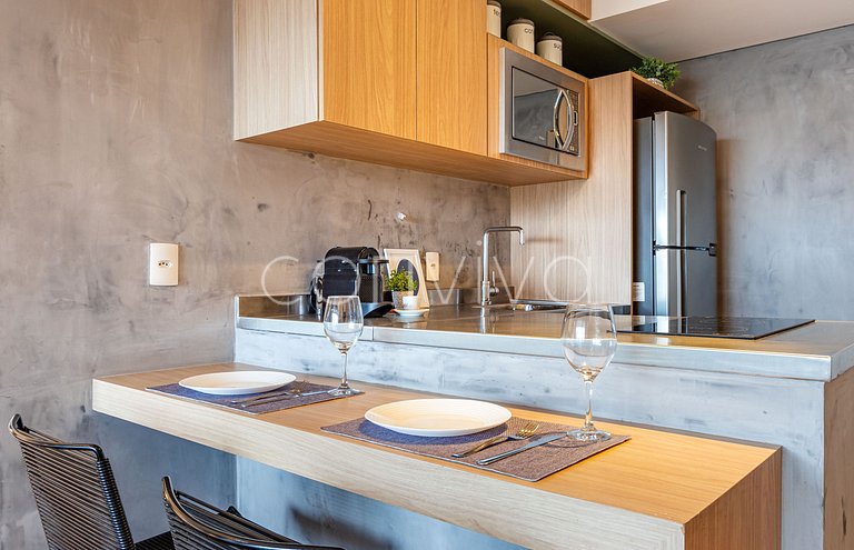 FI122 Itaim Bibi | 12º andar | Piscina/Academia