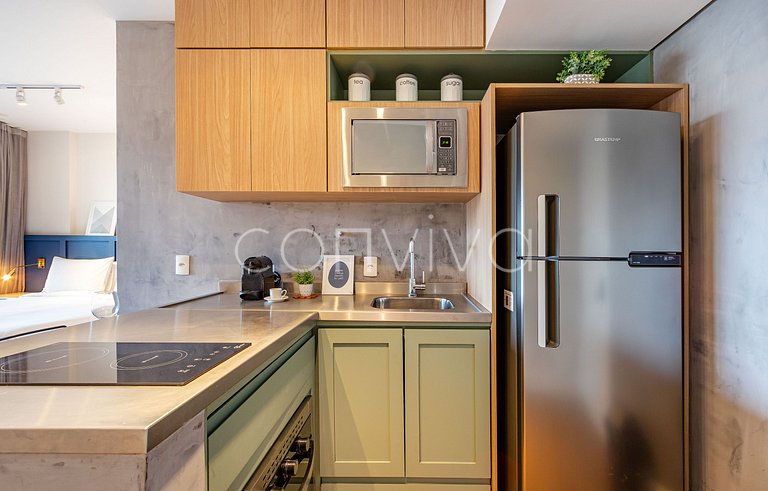 FI122 Charming studio in the heart of Itaim Bibi