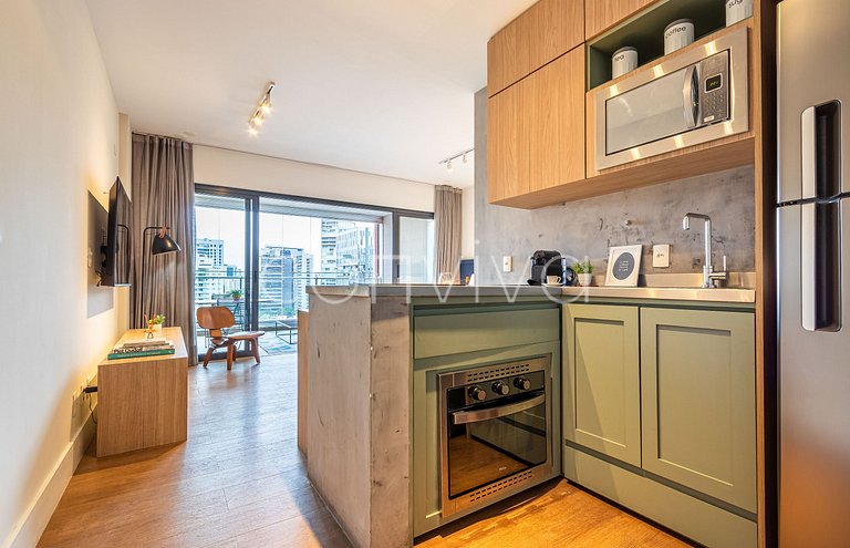 FI122 Charming studio in the heart of Itaim Bibi