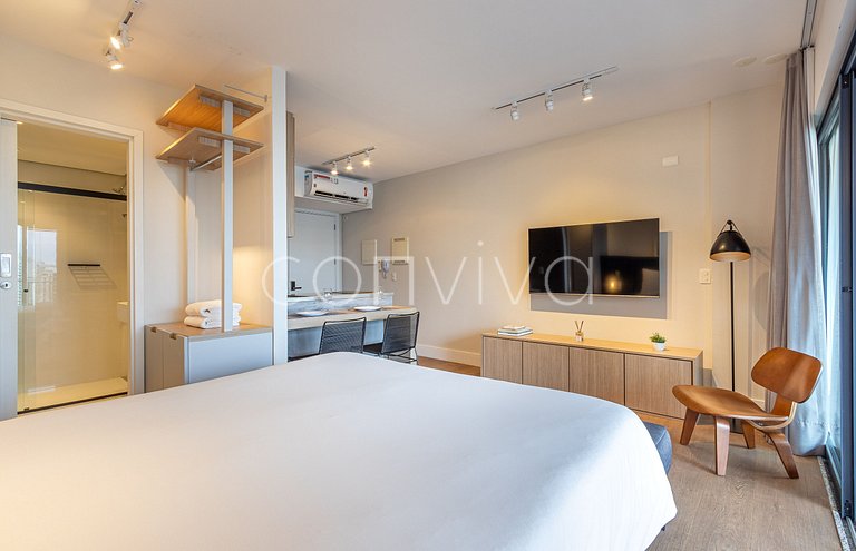 FI122 Itaim Bibi | 12º andar | Piscina/Academia