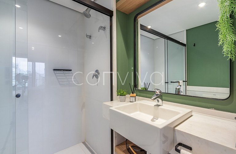 FI122 Itaim Bibi | 12º andar | Piscina/Academia