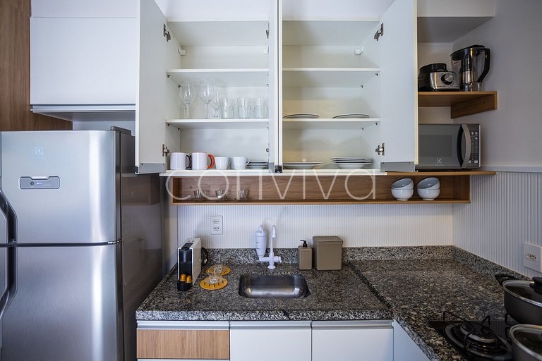 FC602 Apto incrível com 2 quartos na Frei Caneca