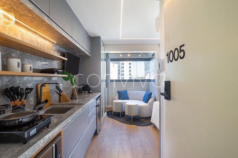 PAM1005 Conforto e novidade, 200m da Av. Paulista