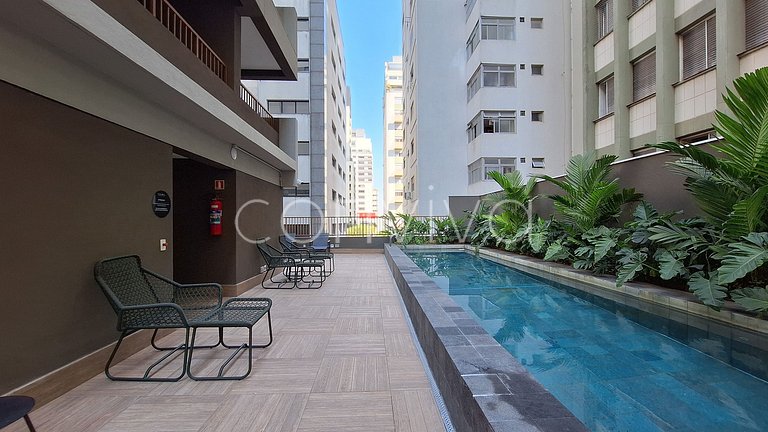 PAM1005 Conforto e novidade, 200m da Av. Paulista