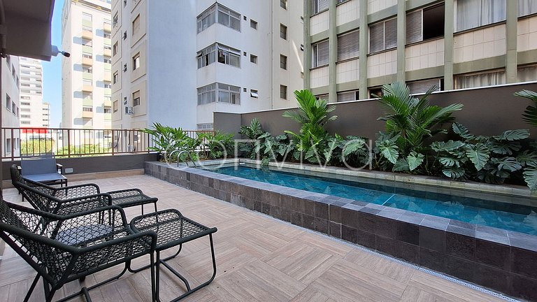 PAM1005 Conforto e novidade, 200m da Av. Paulista