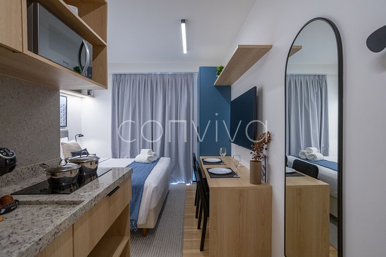 MY085 Studio novíssimo em ótima localização