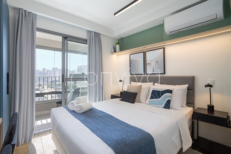 MY091 Beautiful studio apartment in Moema