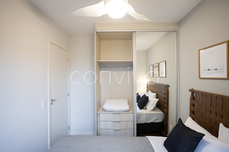 FC409 Ap 02 quartos - prox Frei Caneca e Paulista