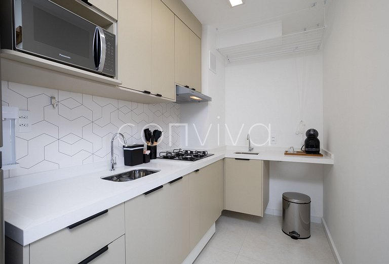 COMP1418 Vista incrível com 2 quartos em Moema