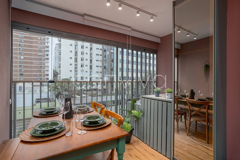 ZJ0304 Beautiful and complete studio near Paulista