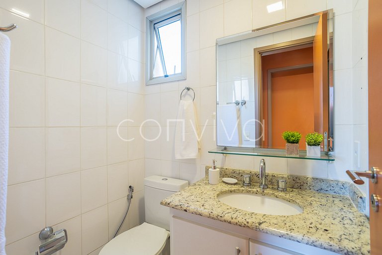 HSP011 Apto p/ 6 hóspedes Bela Vista c/ Piscina