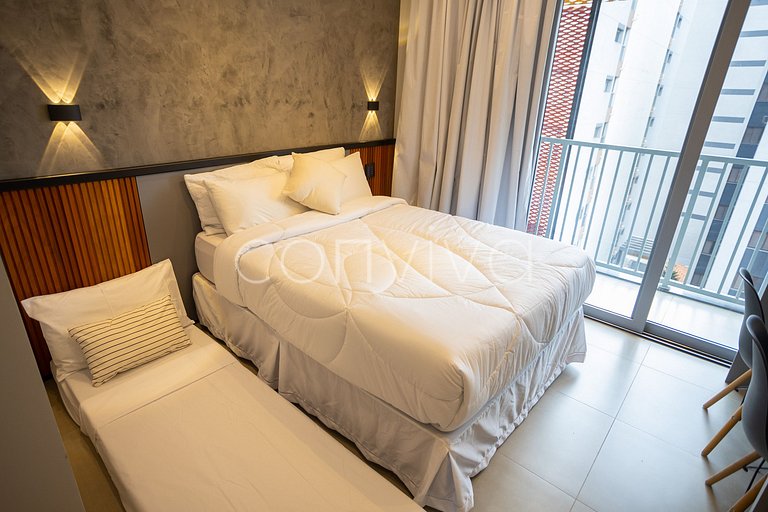 ONI0718 Studio em Moema a 160m do shopping
