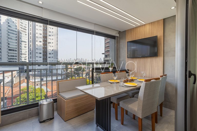 PLT035 Amazing apartment 350m from Tatuapé station