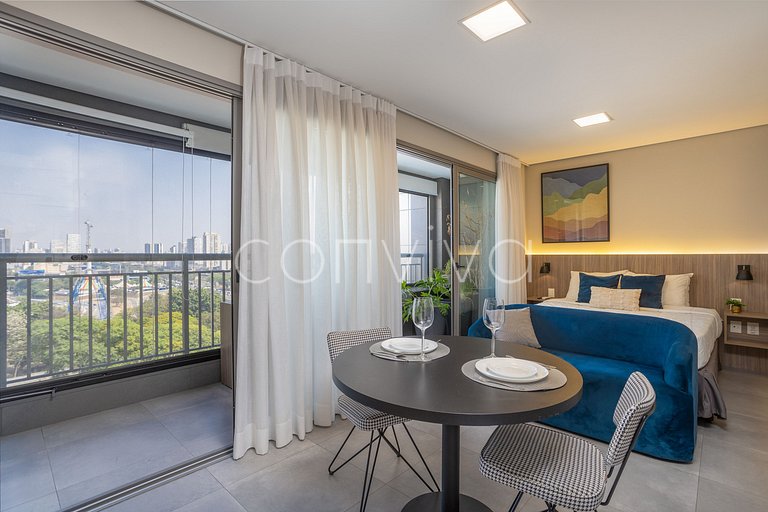 PLT098 Vista incrível no 9º | Tatuapé | 4 hóspedes