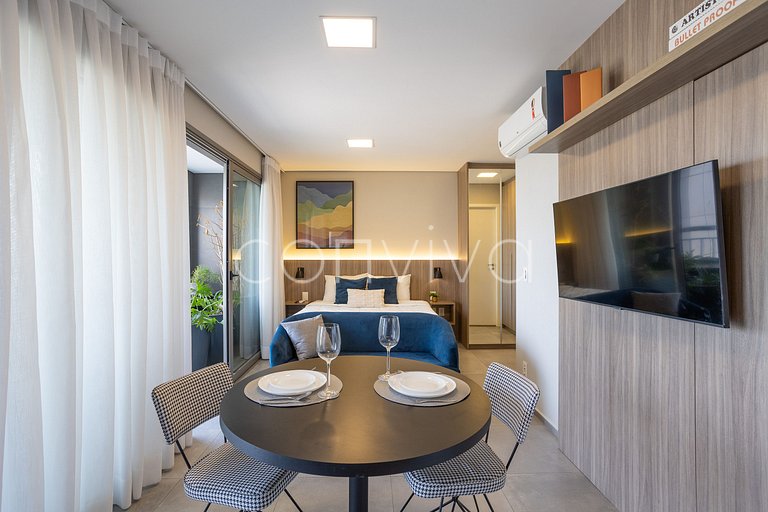 PLT098 Vista incrível no 9º | Tatuapé | 4 hóspedes