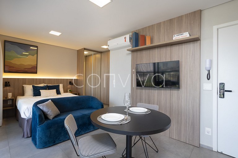 PLT098 Vista incrível no 9º | Tatuapé | 4 hóspedes