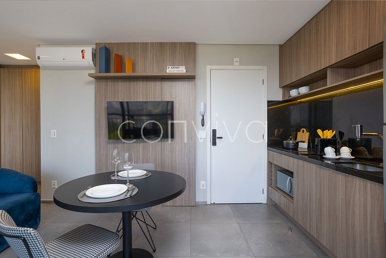 PLT098 Vista incrível no 9º | Tatuapé | 4 hóspedes