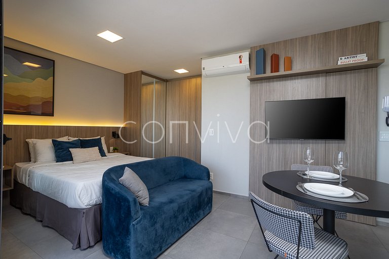 PLT098 Vista incrível no 9º | Tatuapé | 4 hóspedes