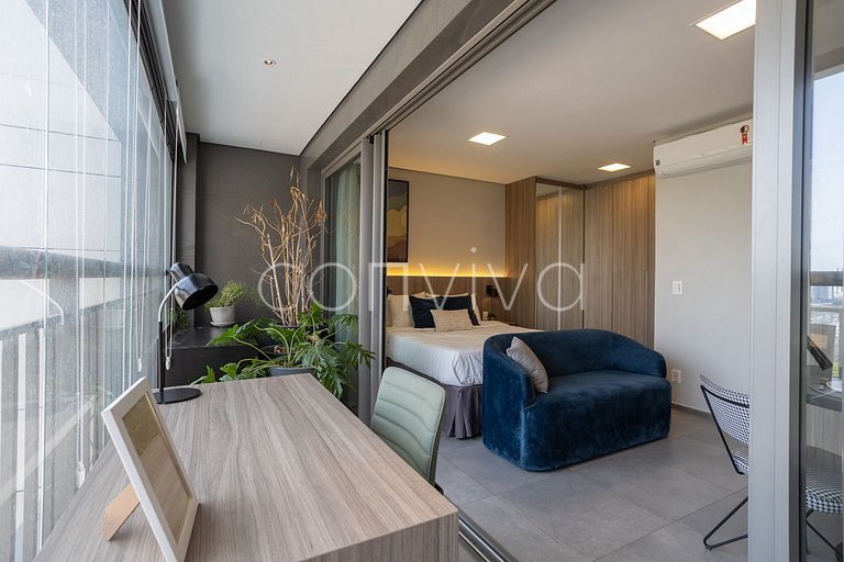 PLT098 Vista incrível no 9º | Tatuapé | 4 hóspedes