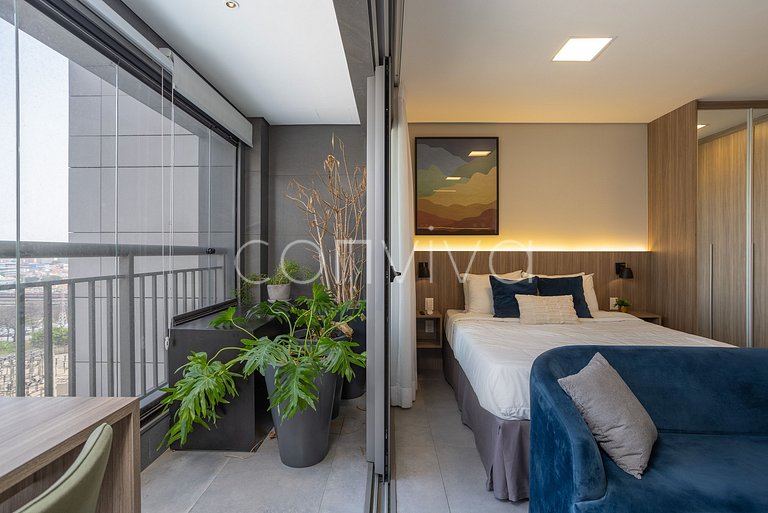 PLT098 Vista incrível no 9º | Tatuapé | 4 hóspedes