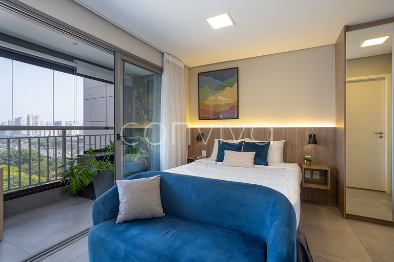 PLT098 Vista incrível no 9º | Tatuapé | 4 hóspedes