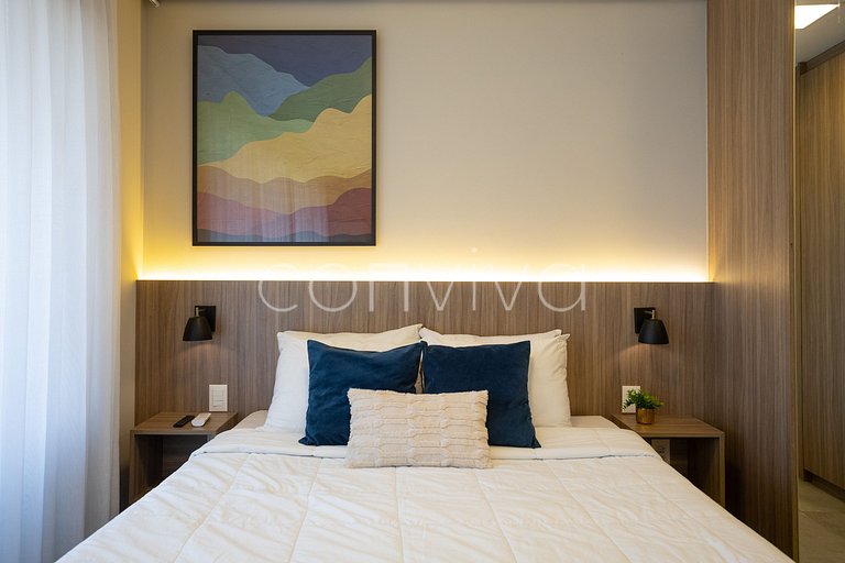 PLT098 Vista incrível no 9º | Tatuapé | 4 hóspedes