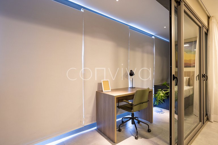 PLT098 Vista incrível no 9º | Tatuapé | 4 hóspedes