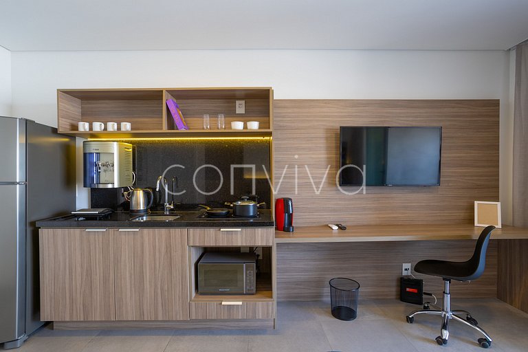 PLT0115 Studio completo p/ 04 hospedes | 11º andar