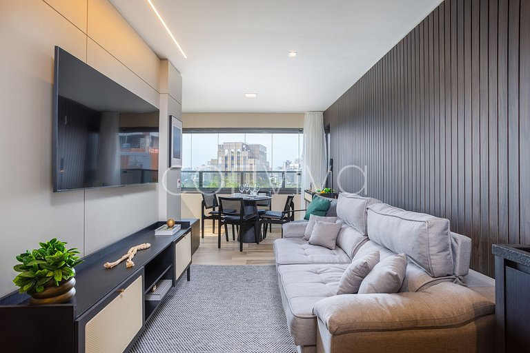 DSG2004 Itaim Bibi: Vista incrível, vaga e piscina