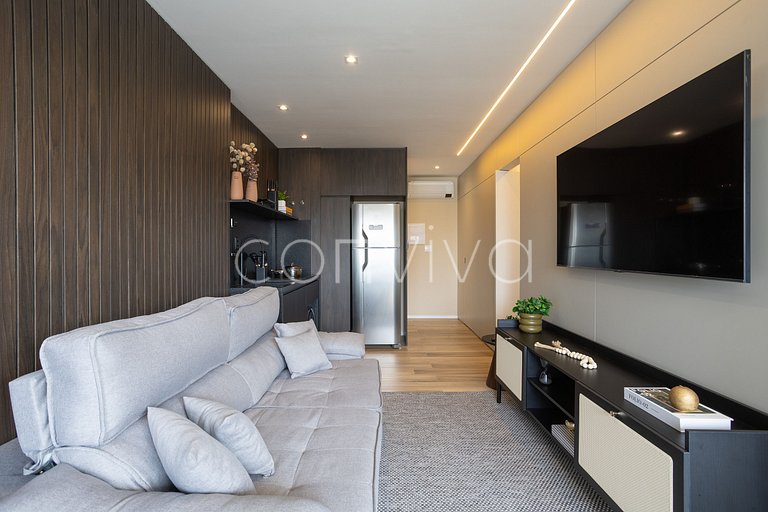 DSG2004 Itaim Bibi: Vista incrível, vaga e piscina