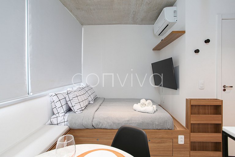 VNFR1007 Conforto no 10º Andar | Bela Vista