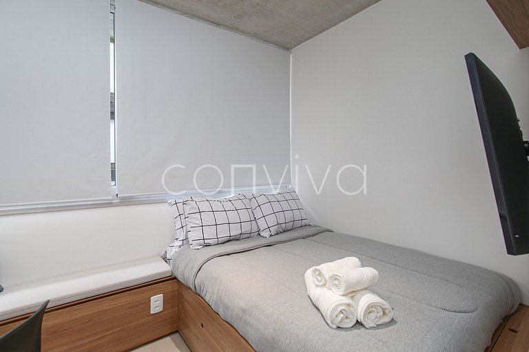 VNFR1007 Conforto no 10º Andar | Bela Vista